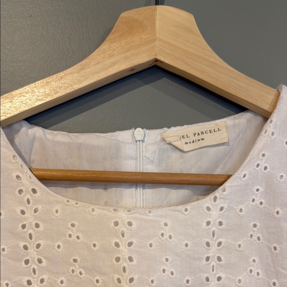 Rachel Parcell Cream Ruffled top - Picture 5 of 5